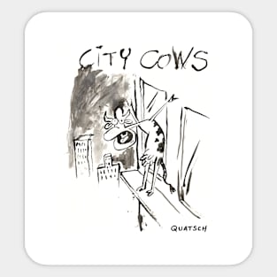 City Cows Sticker